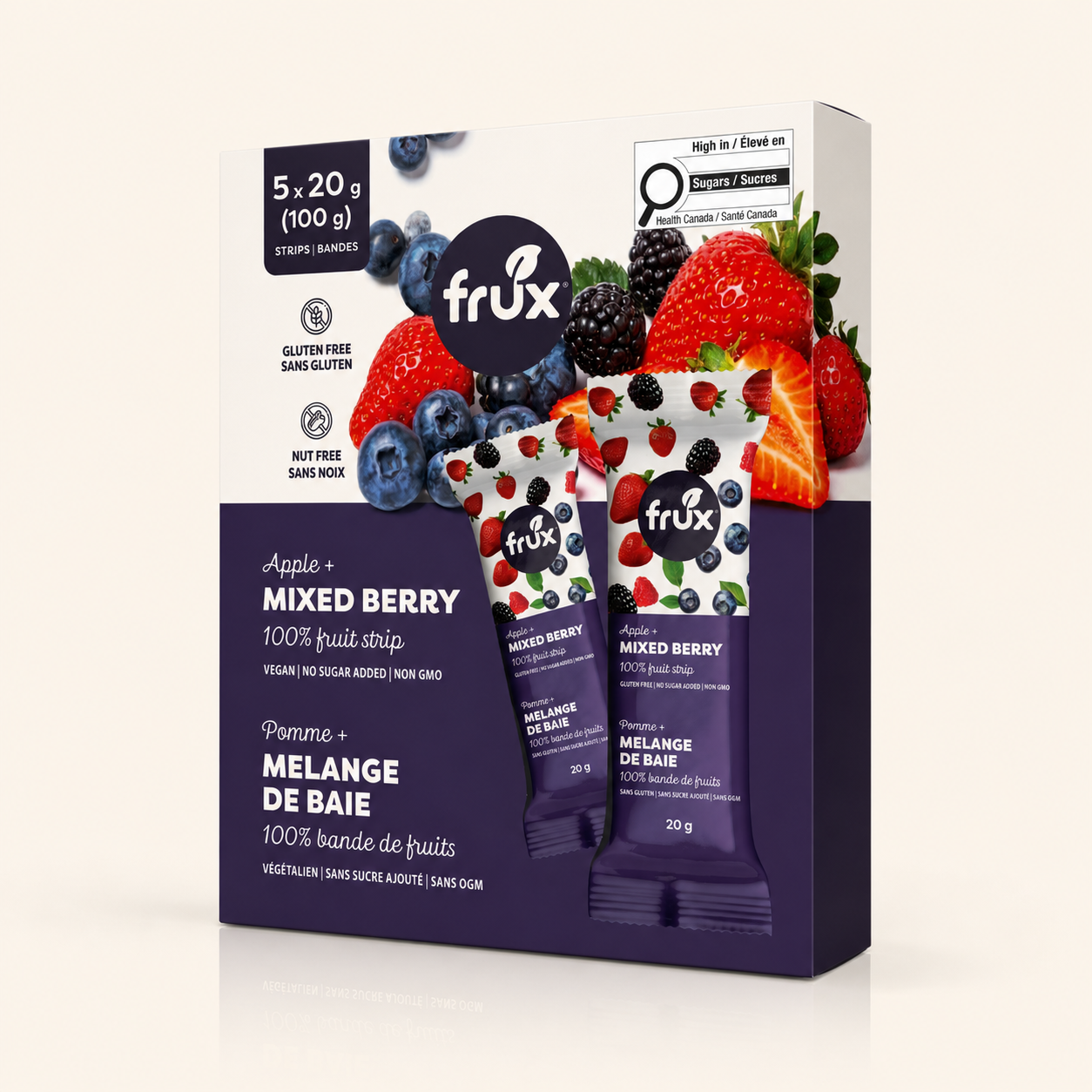 Mixed Berry Fruit Strips