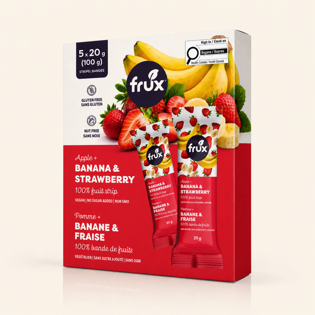 Banana & Strawberry Fruit Strips